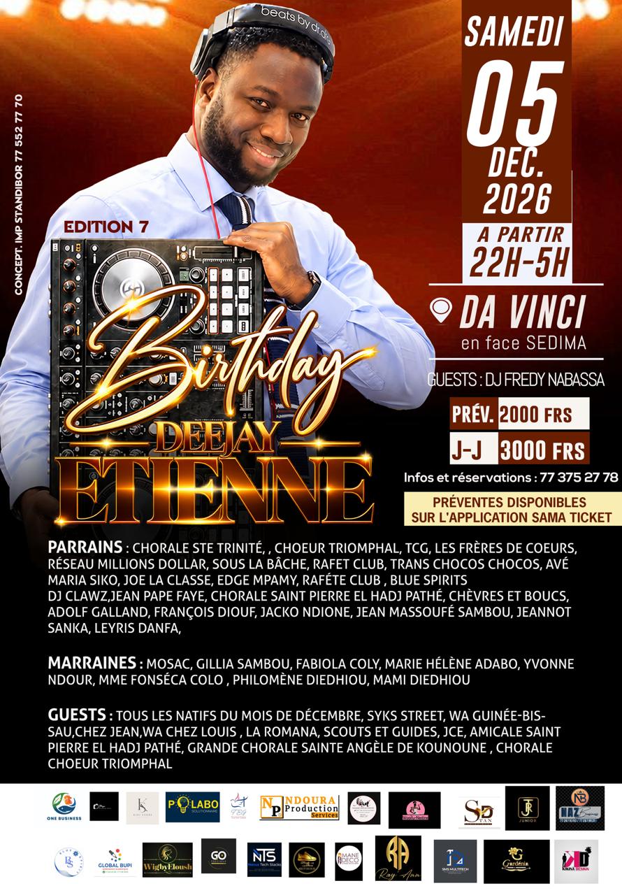 BIRTHDAY DJ ETIENNE